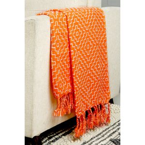 Takisha Tie Dye Acrylic Throw-127X154Cm-Rust offers at 40 Dhs in Danube Home