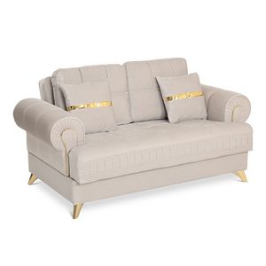 Dilara 2-Seater Sofa, Cream offers at 1375 Dhs in Homes R Us