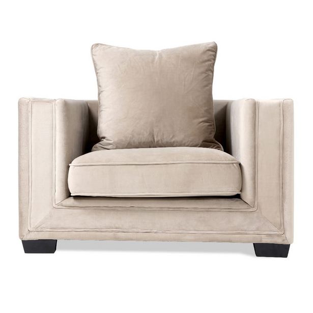 June Armchair, Beige offers at 645 Dhs in Homes R Us