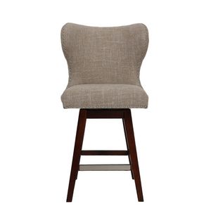 Hancock Swivel Counter Stool, Beige offers at 498 Dhs in Homes R Us