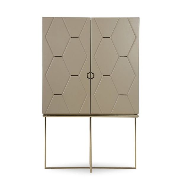 Kate 2-door Bar Cabinet - Cream offers at 2495 Dhs in Homes R Us