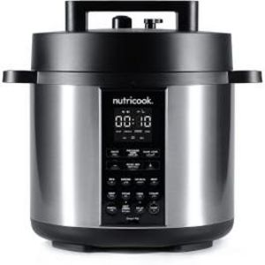 Nutricook Smart Pot 2 Electric 9-In-1 Pressure Cooker 8L, Aluminium offers at 399 Dhs in Jumbo