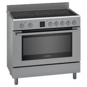 BOSCH 90cm Electric Cooker HKK99V850M offers at 4599 Dhs in Jumbo