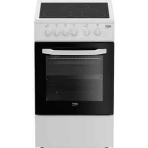 BEKO 50cm Ceramic Electric COOKER CSS48100GW offers at 1099 Dhs in Jumbo