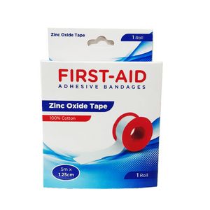 First Aid Zinc Oxide Tape 5 x 1.25 cm 1 Roll offers at 3,78 Dhs in Life Pharmacy
