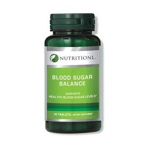 Nutritionl Blood Sugar Balance Tablets 30's offers at 78,23 Dhs in Life Pharmacy