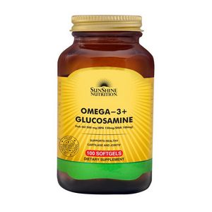 Sunshine Nutrition Omega 3+ Glucosamine 100 Softgels offers at 89,25 Dhs in Life Pharmacy