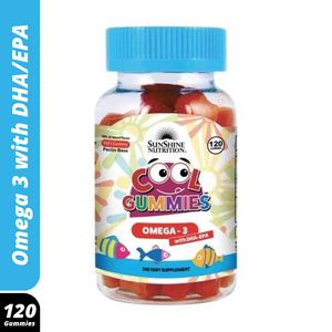 Sunshine Nutrition Cool Gummies Kids Omega 3 With Dha/Epa 120's offers at 103,95 Dhs in Life Pharmacy