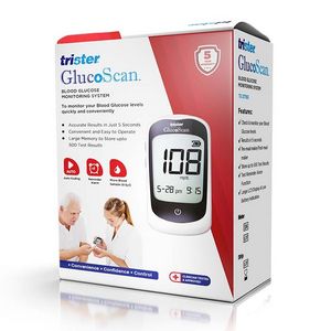 Trister Glucoscan Blood Gluco Meter Ts 377bg offers at 99 Dhs in Life Pharmacy