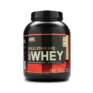 Optimum Nutrition 100% Gold Standard  Whey  Vanilla Ice Cream 5lb offers at 282,88 Dhs in Life Pharmacy
