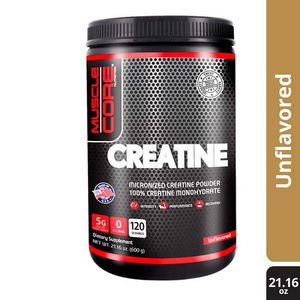 Muscle Core Creatine 120 Servings 600 gm Unflavored offers at 103,95 Dhs in Life Pharmacy