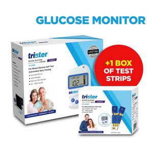 Trister Gluco Meter + 1 Box Of 50's Strip offers at 93,45 Dhs in Life Pharmacy