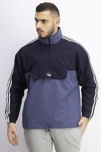 Men Foldable Hooded Jacket, Navy and Grey offers at 65 Dhs in Brands for Less