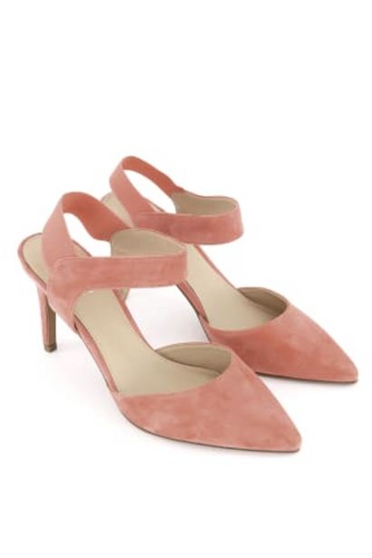 Women Lima Ankle Strap Pumps, Coral Suede offers at 55 Dhs in Brands for Less
