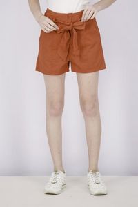 Women Regular Fit Tie Cotton Shorts, Carmine offers at 9 Dhs in Brands for Less