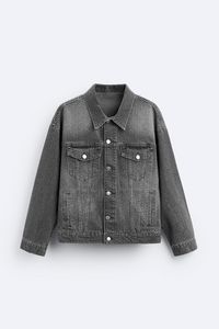 GLITTERY DENIM JACKET offers at 749 Dhs in Zara