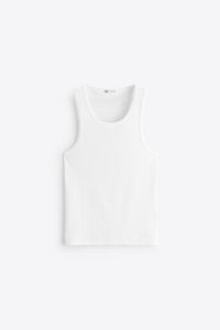 RIBBED TANK TOP offers at 99 Dhs in Zara