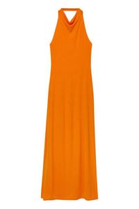 Long halter dress offers at 119 Dhs in Pull & Bear