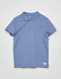 Textured knit polo shirt offers at 25 Dhs in Kiabi