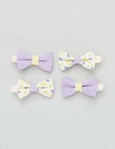 Pack of 4 bow hair clips offers at 7 Dhs in Kiabi