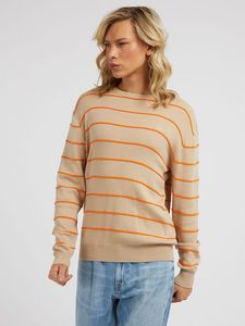 Embossed stripes sweater offers at 85 Dhs in Guess