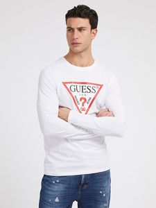 Triangle logo long sleeves t-shirt offers at 40 Dhs in Guess
