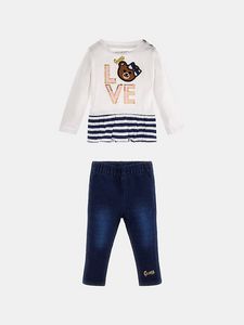 T-shirt and denim pant set offers at 55 Dhs in Guess