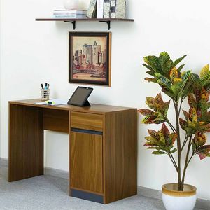 ADAPT WRITING DESK WITH PEDESTAL -WALNUT offers at 195 Dhs in PAN Emirates