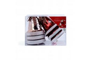 PAN                              
                                                    6 Pieces Decor Bell Set 6cm  - Red offers at 15 Dhs in PAN Emirates