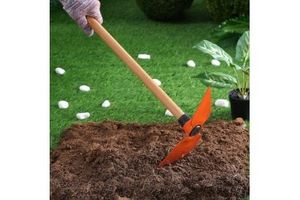PAN                              
                                                    Tramontina One-prong Weeding Hoe With Wooden Handle 60x9.5x26.6cm - Orange offers at 29 Dhs in PAN Emirates