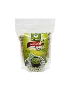 PEACOCK ORGANIC GREEN PEAS 500GM offers at 9,5 Dhs in Al Adil