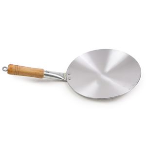 Raj Aluminum Cooking Tawa with Wooden Handle, No.10, Roti Tawa- Silver offers at 28,65 Dhs in Day to Day