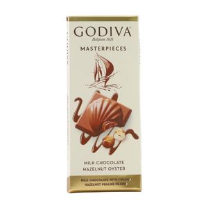 Godiva Masterpieces Milk Chocolate Hazelnut Oyster - 83grams offers at 12,86 Dhs in Day to Day