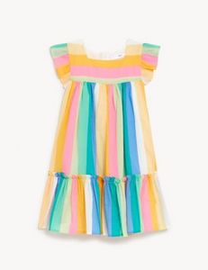 Pure Cotton Striped Dress (2-8 Yrs) offers at 79 Dhs in Marks & Spencer