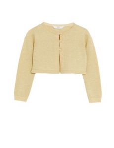 Cotton Rich Glitter Cardigan (2-8 Yrs) offers at 69 Dhs in Marks & Spencer