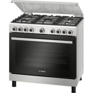 Bosch 90cm stainless steel gas cooker offers at 3099 Dhs in Jumbo