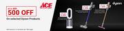 Upto 500 AED off Dyson products offers at 